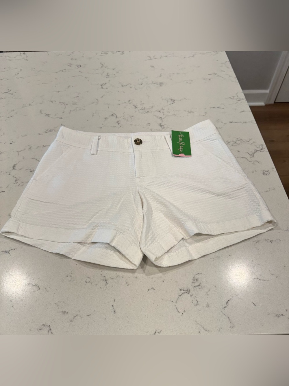 NWT Lilly Pulitzer Callahan Shorts in Bermuda White Size 4.